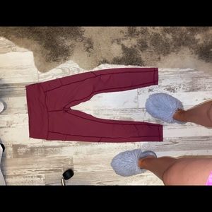 90 degree reflex leggings small dark coral